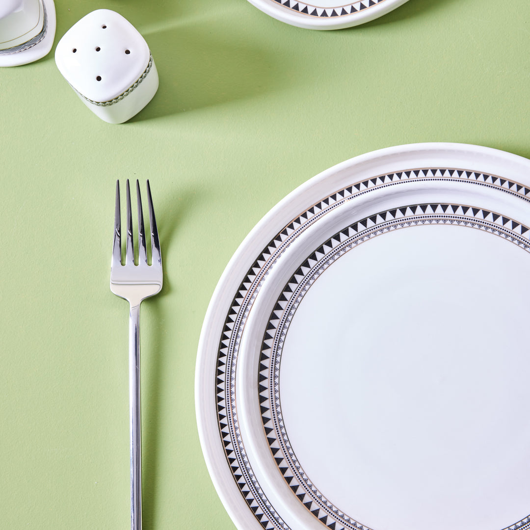 Karaca Stream Bone Monde 59-dele Spisestel til 12 Personer - Guld