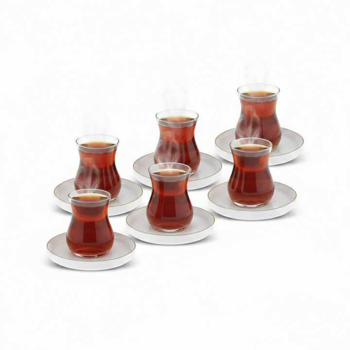 Karaca Streamline Sunset 12-delt 6-personers Glas Tesæt 165 ml