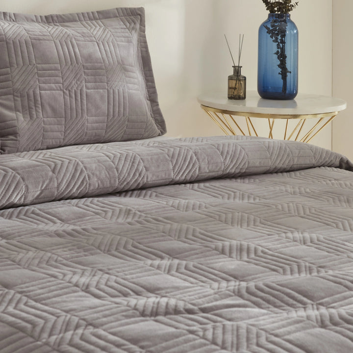 Karaca Home Sally dobbeltseng-overkast sæt – Grå