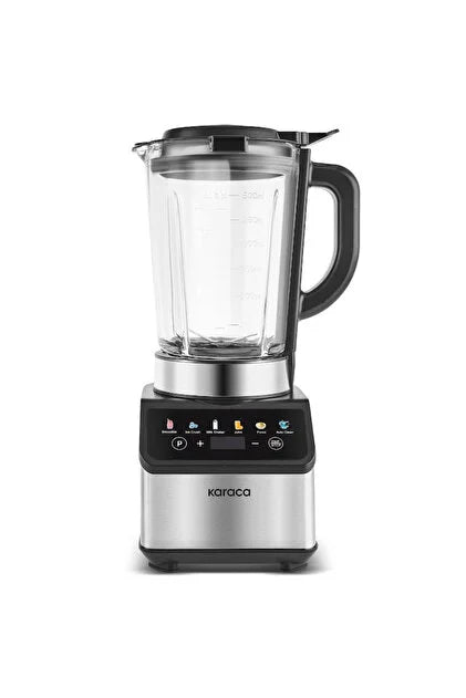 Karaca Color Touch Screen Smoothie Blender – 1200W Inox (1,5L)