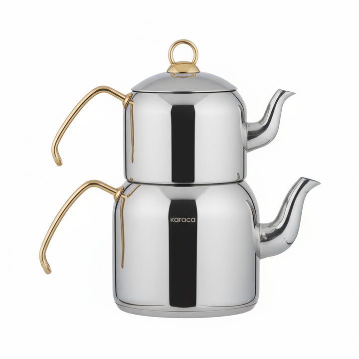 Karaca Esme Midi Induktion Tekandesæt 2,75 Liter – Guld