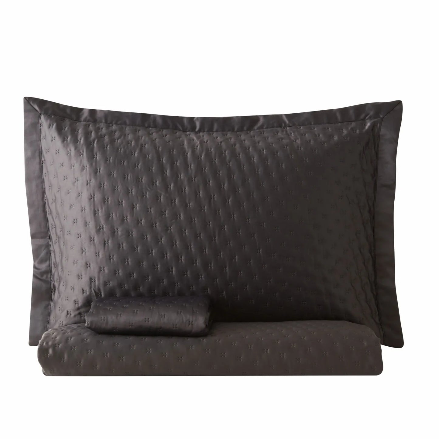 Karaca Home Alice – Dobbeltseng Sengetæppesæt 240x250 cm, Antracit