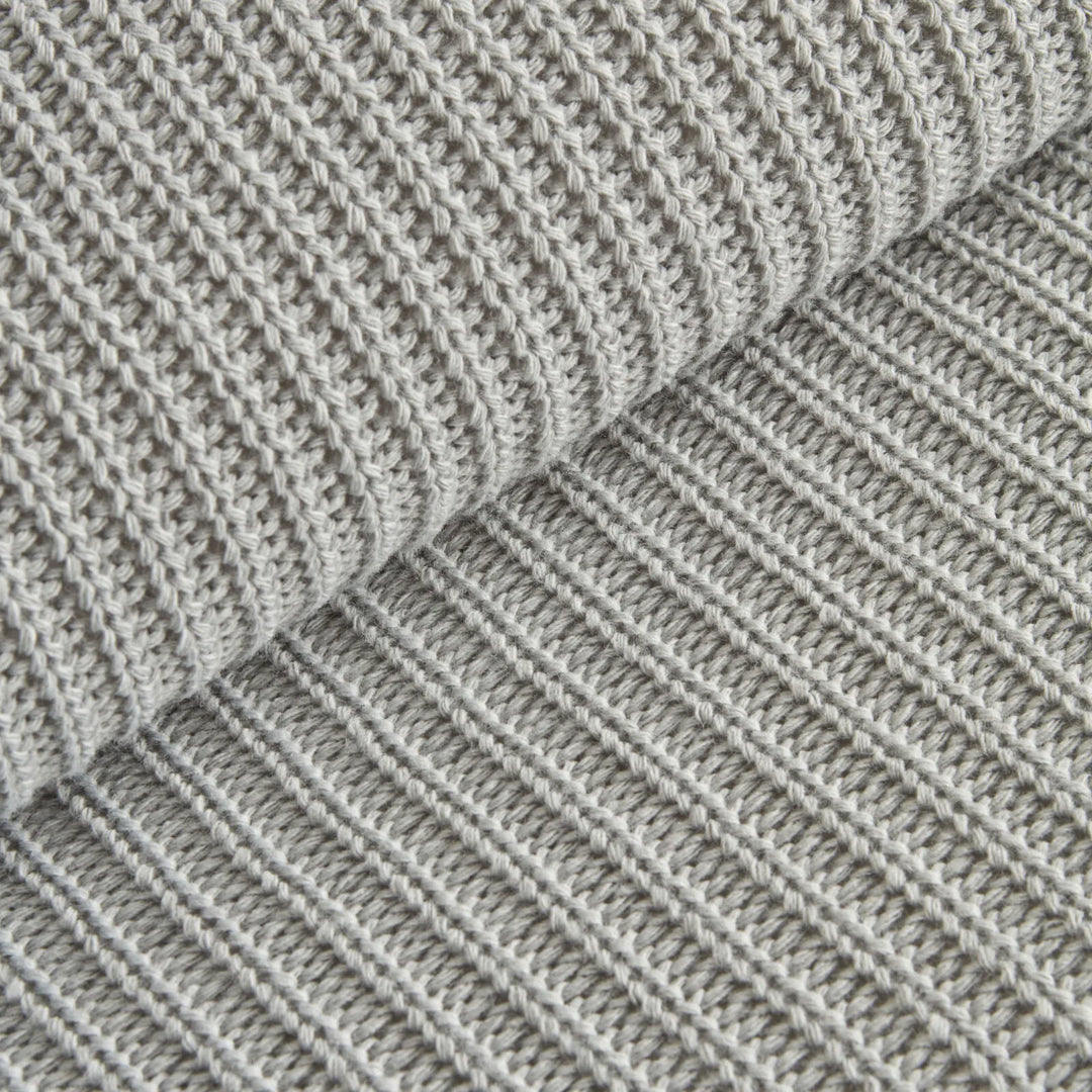 Karaca Home Cool Touch Dobbelt Strik Sengetæppe Grå, 200x220 cm