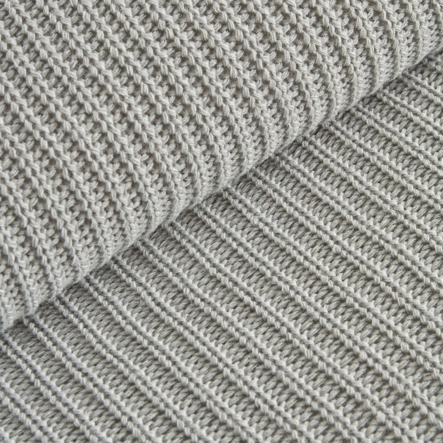 Karaca Home Cool Touch Dobbelt Strik Sengetæppe Grå, 200x220 cm