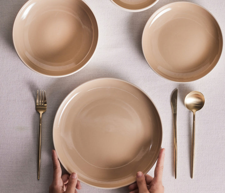 Karaca Earth Collection Terra – 36 dele Middagsservice til 8 personer, Beige