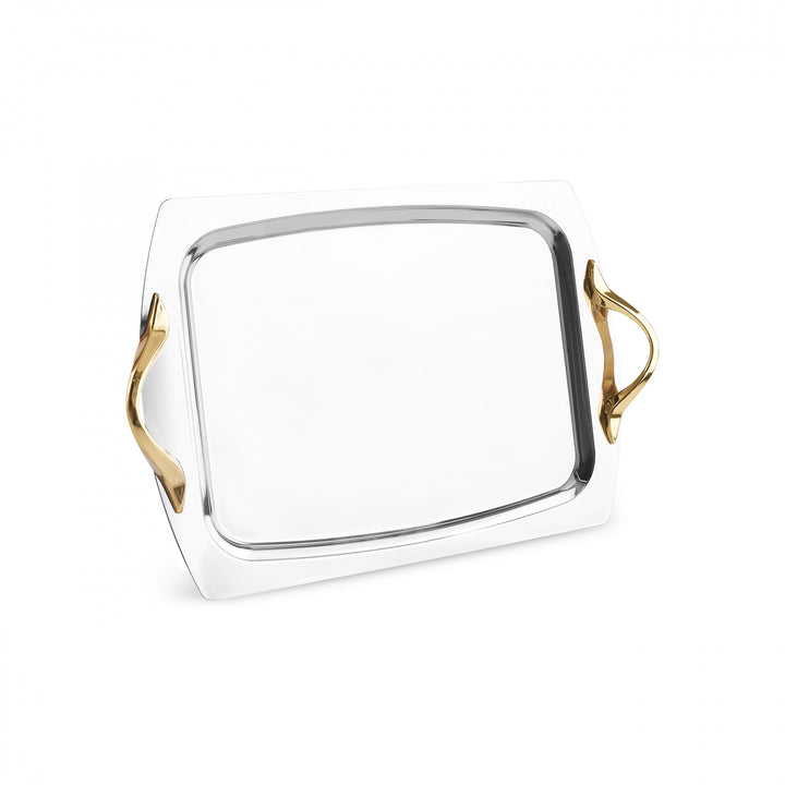 Karaca Plata Rektangulær Serveringsbakke i Rustfrit Stål