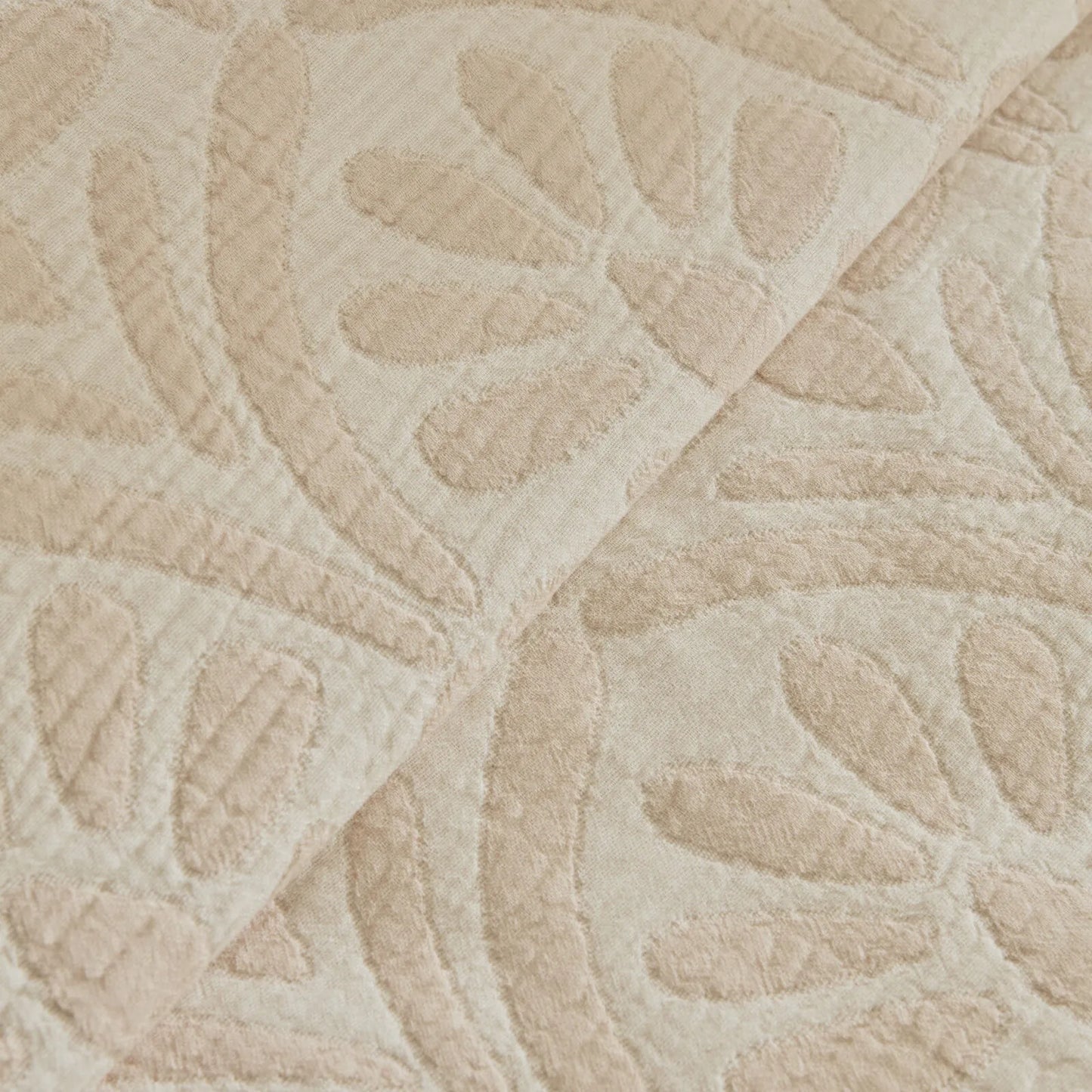 Karaca Home Shailyn Broderet Musselin Sengetæppesæt 200x220 cm (Dobbeltseng) | Rosa