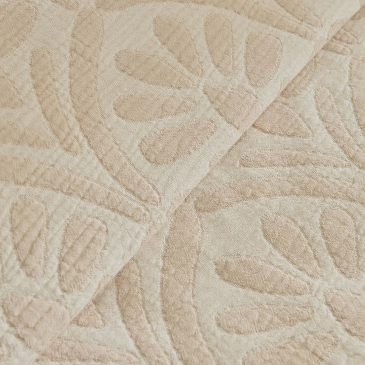 Karaca Home Shailyn Broderet Musselin Sengetæppesæt 200x220 cm (Dobbeltseng) | Rosa