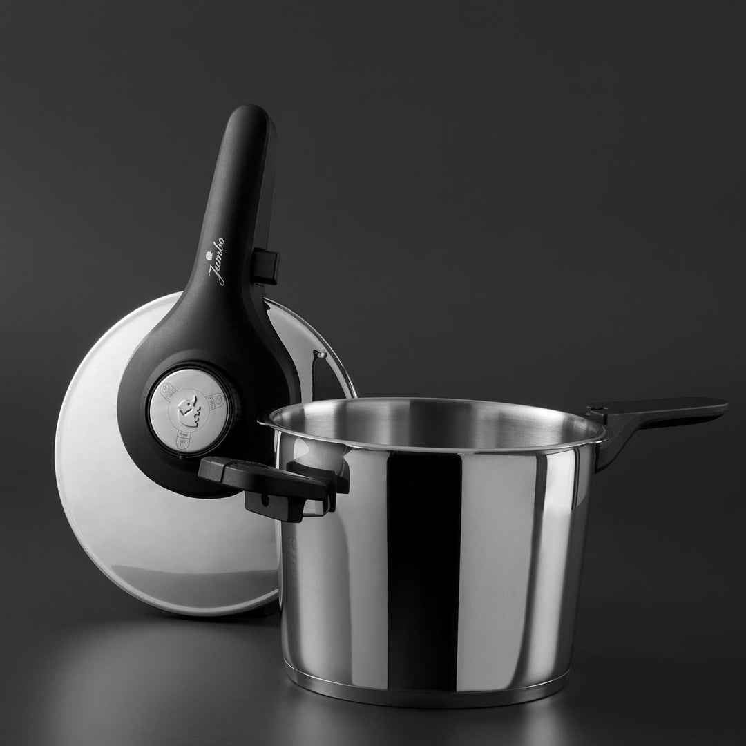 Karaca Jumbo Prime Master Trykkoger i Rustfrit Stål – 6 L / 22 cm