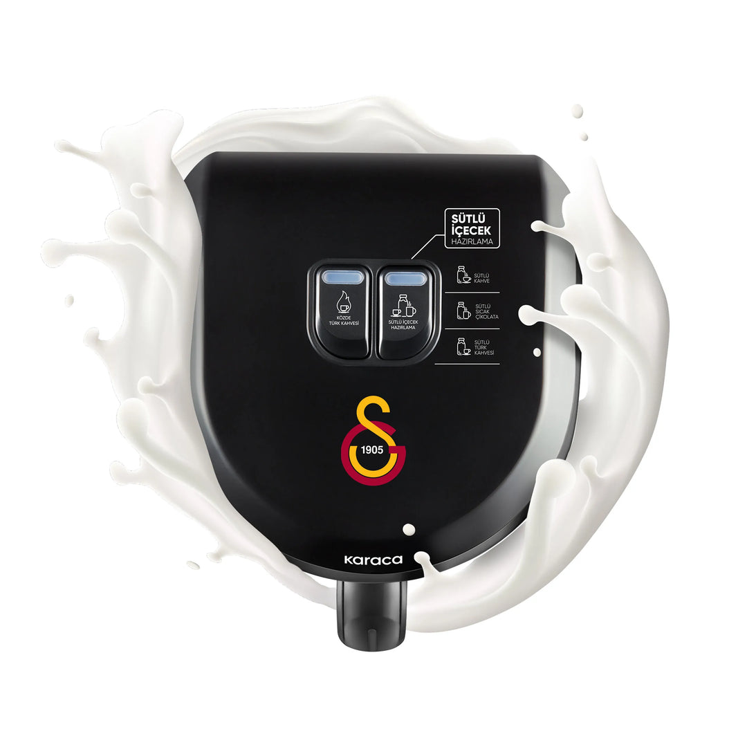 Karaca x Galatasaray Hatır Hüps Mælkebaseret Tyrkisk Kaffemaskine - Sort