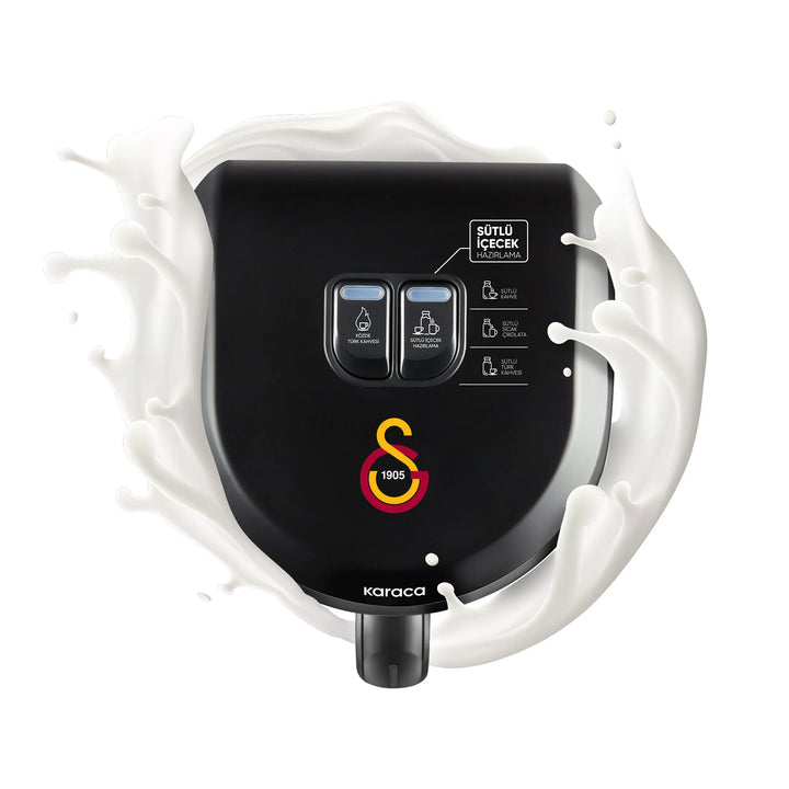 Karaca x Galatasaray Hatır Hüps Mælkebaseret Tyrkisk Kaffemaskine - Sort
