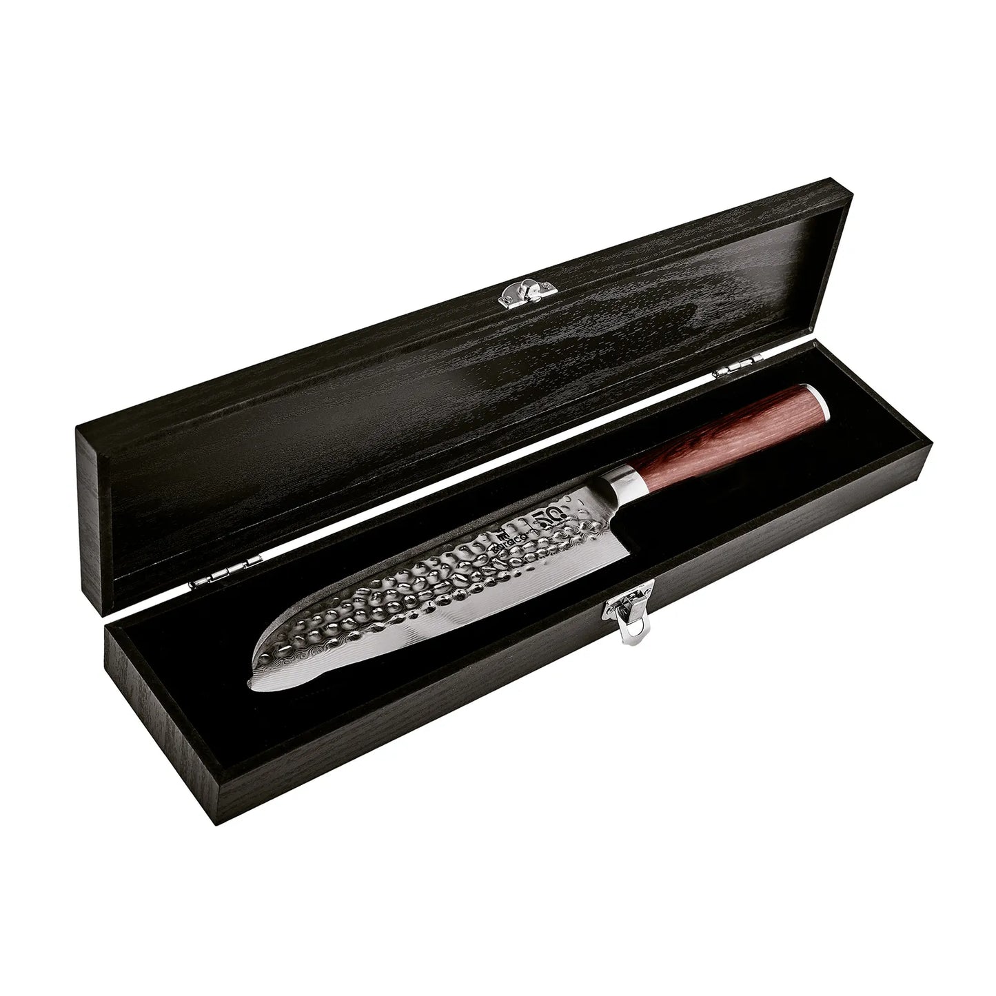Karaca 50-års Signatur Specialkniv 31 cm - Damaskus Santoku