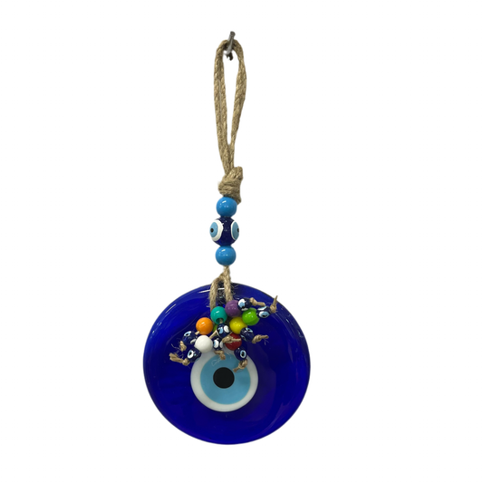 Onde Øje Amulet (Nazar) 13x29 cm Blå