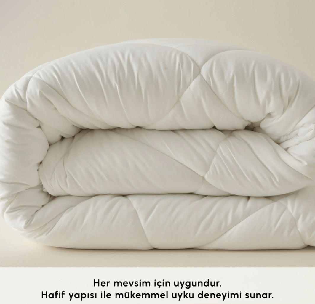 Karaca Home AloeVera Dobbeltdyne-Sæt – 195 × 215 cm