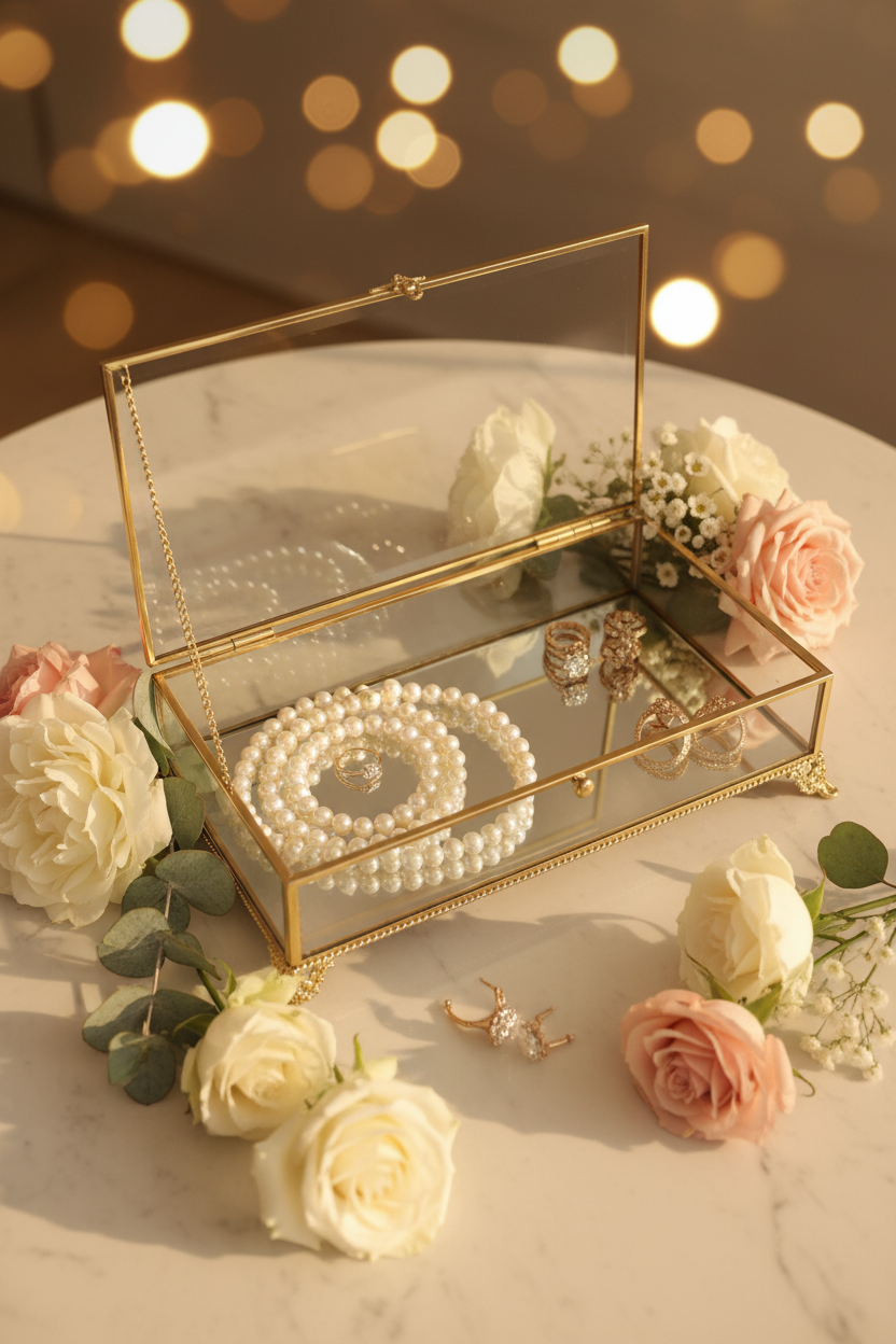 Almina Elegant - Smykke ￼ bakke guld-30x20