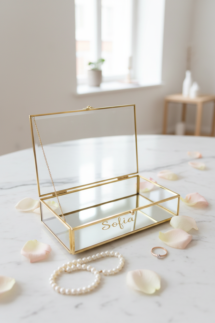 Almina Elegant - Smykke ￼ bakke guld-30x20