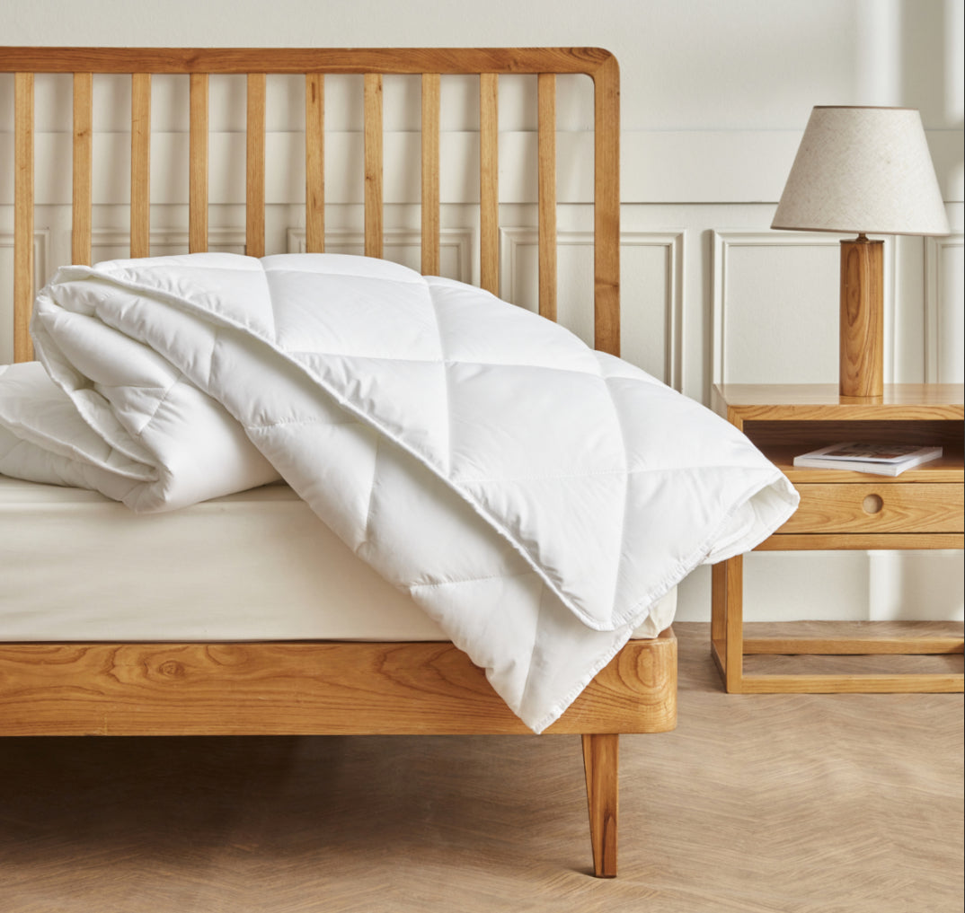 Karaca Home AloeVera Dobbeltdyne-Sæt – 195 × 215 cm