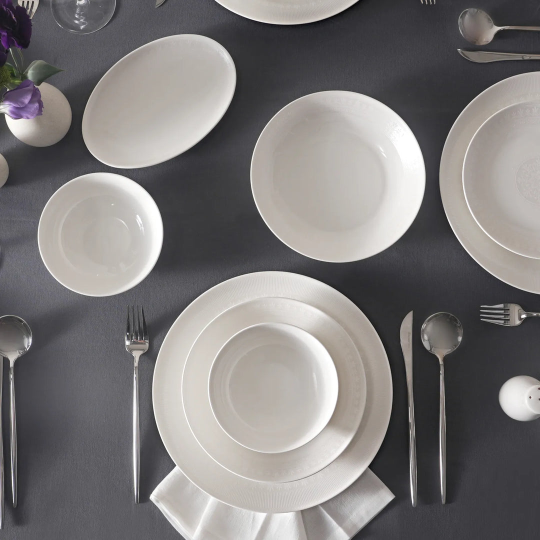 Karaca Arte New Bone Spisestel – 56 dele til 12 personer