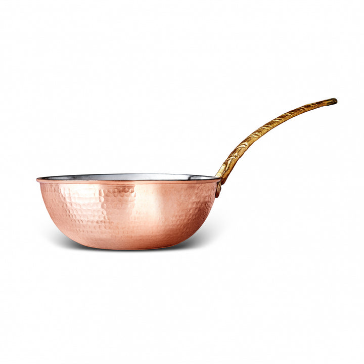 Karaca - Alacahöyük - Kobber Wokpande – 24 cm