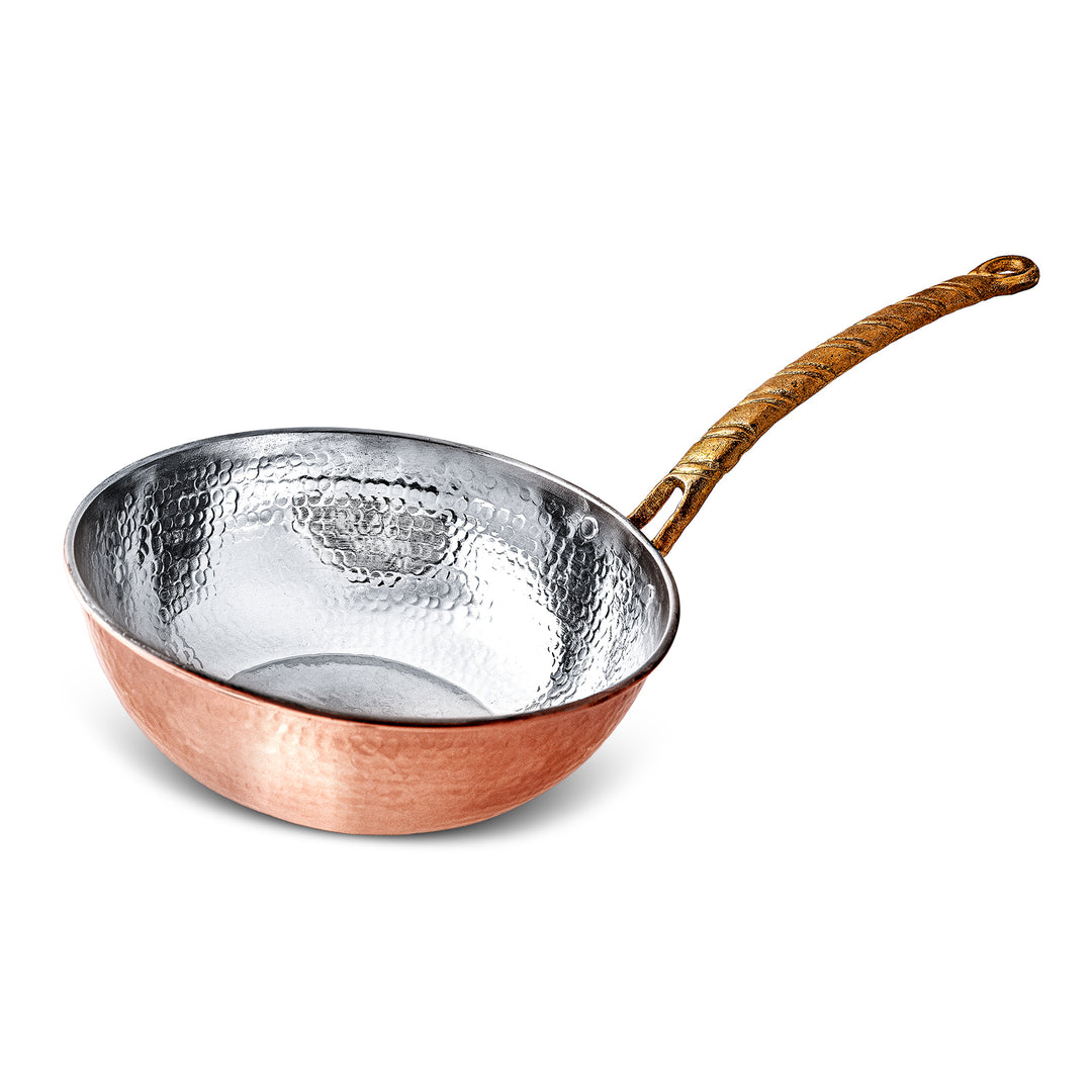 Karaca - Alacahöyük - Kobber Wokpande – 24 cm