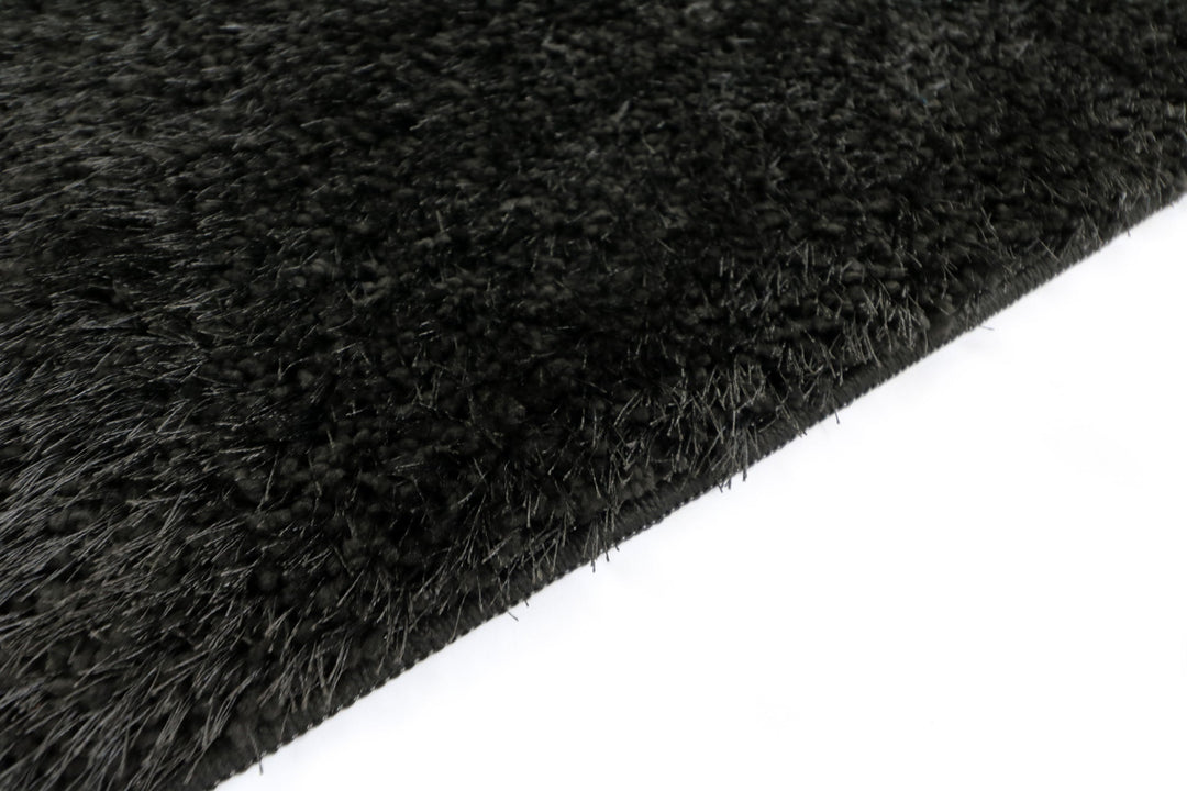 Shaggy Tæppe Sort - Løven Home