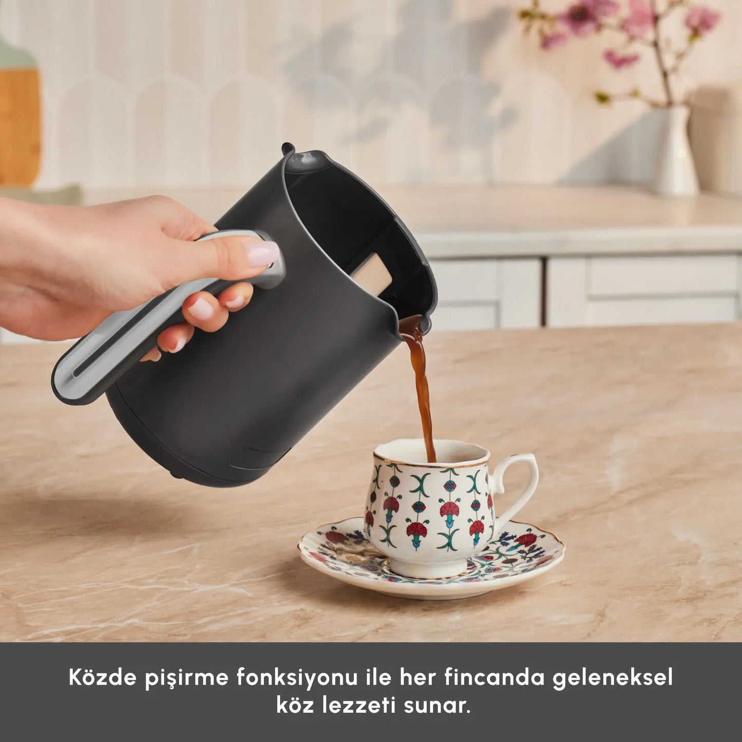 Karaca Hatır Neo Tyrkisk Kaffemaskine | Sølv