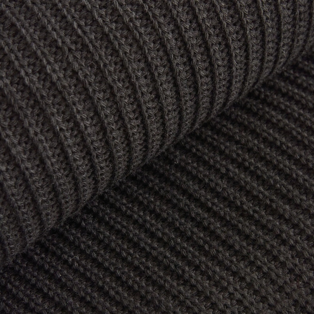 Karaca Home Cool Touch Sort Trikoblivplaid – Dobbelt Sengetæppe