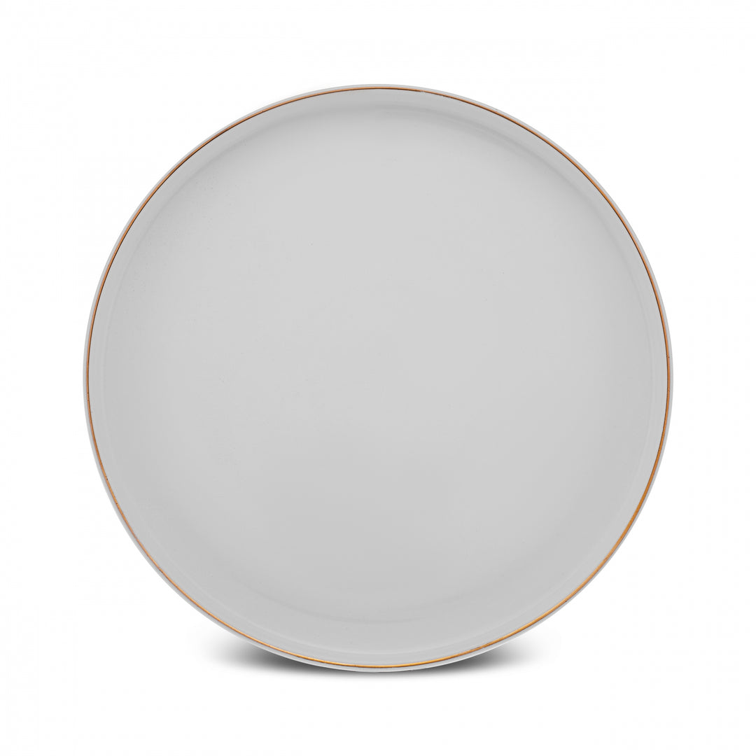 Karaca Stream Bone Meridian Morgenmadssæt | 34 dele | 6 personer | Guld