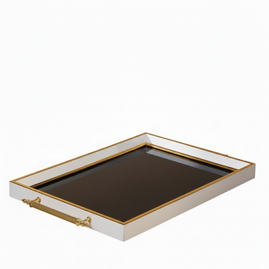 Karaca Aster Rektangulær Serveringsbakke 49x29 cm, Marineblå