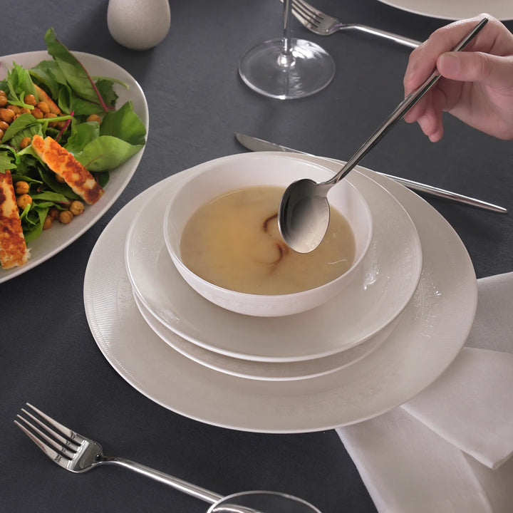 Karaca Arte New Bone Spisestel – 56 dele til 12 personer