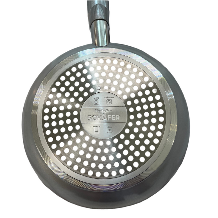 Schäfer Granit Stegepande Sølv 20 cm Metallic Silver