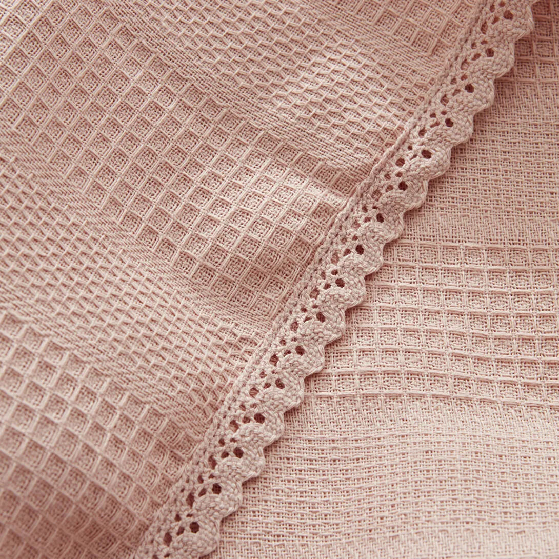 Karaca Home Aurora – Dobbeltseng Sengetæppe 240x260 cm - Rose