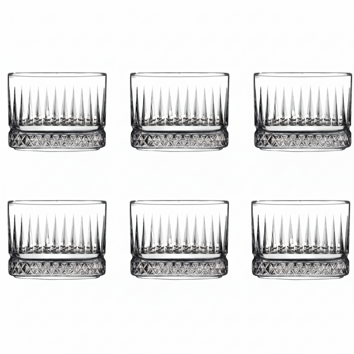 Almina Eternal Kvadratisk Glasskålesæt 6 stk. 260 ML