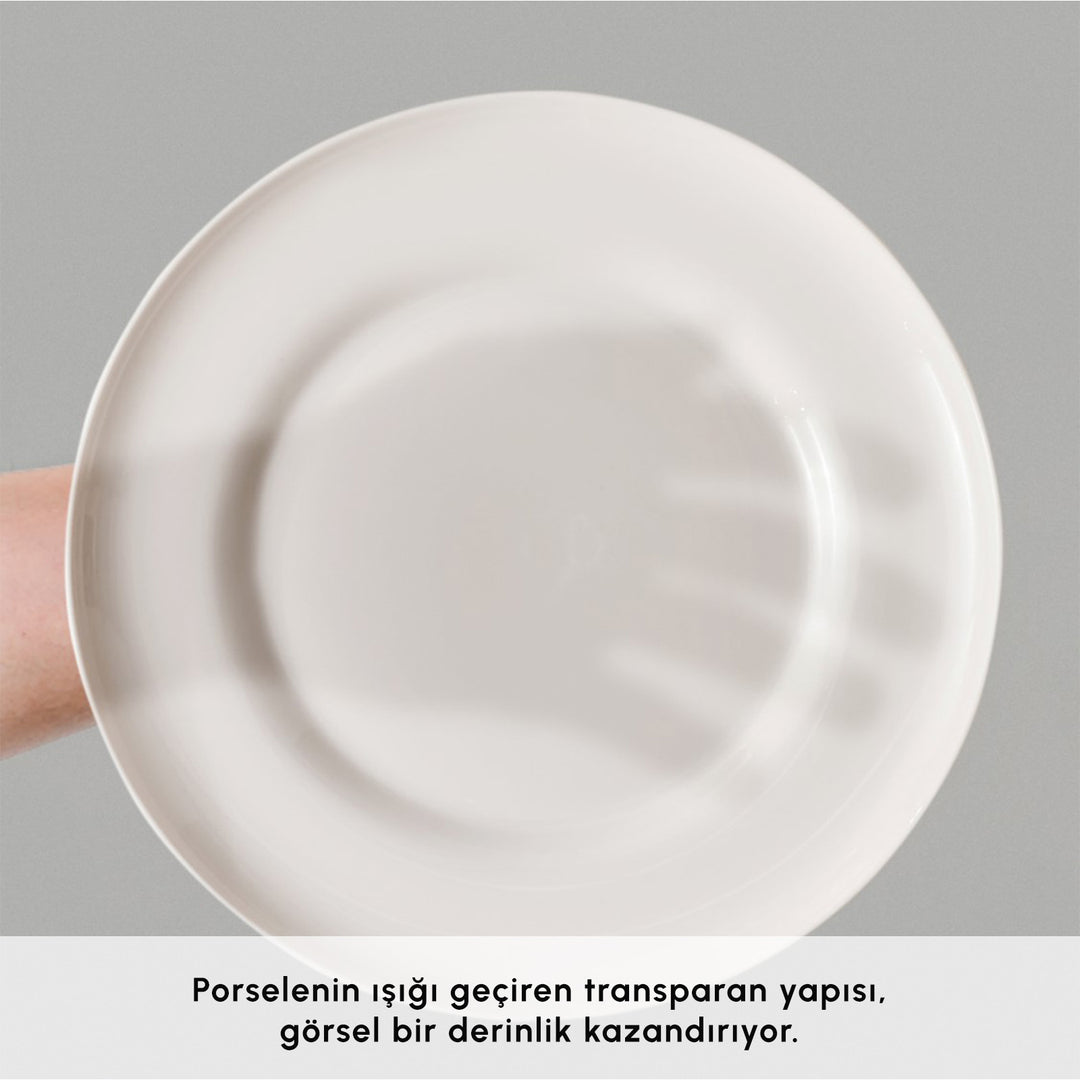 Karaca Stream Bone Selene 24 Dele Middagssæt til 6 personer