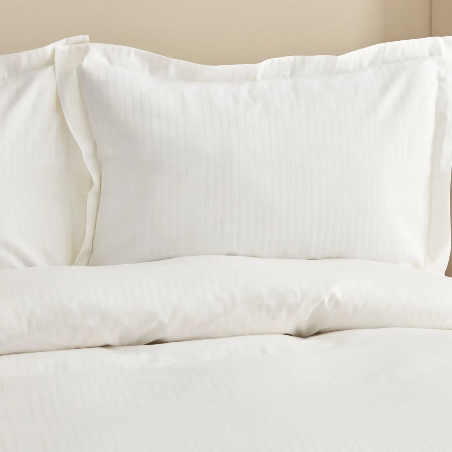 Karaca Home Uniq – Dobbeltseng Sengetøjssæt 200x220 cm | 100% Bomuldssatin | Hvid