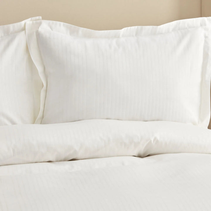 Karaca Home Uniq – Dobbeltseng Sengetøjssæt 200x220 cm | 100% Bomuldssatin | Hvid