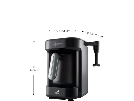 Karaca Tyrkisk Kaffemaskine Hatir Barista Sort
