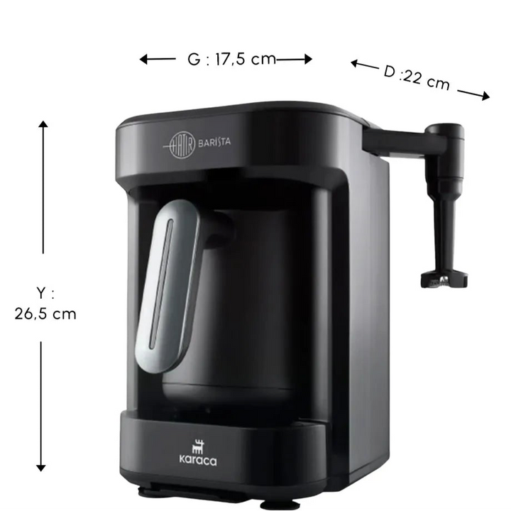 Karaca Hatir Barista Latte & Tyrkisk Kaffemaskine - Pearl White