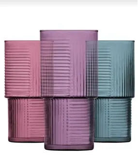 Coral Helen Drikkeglassæt 400 ml. 3 stk. - LAV