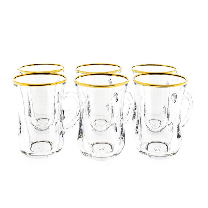 Teglassæt med Hank 6 stk. 145 ml. - Pasabahce Keyif