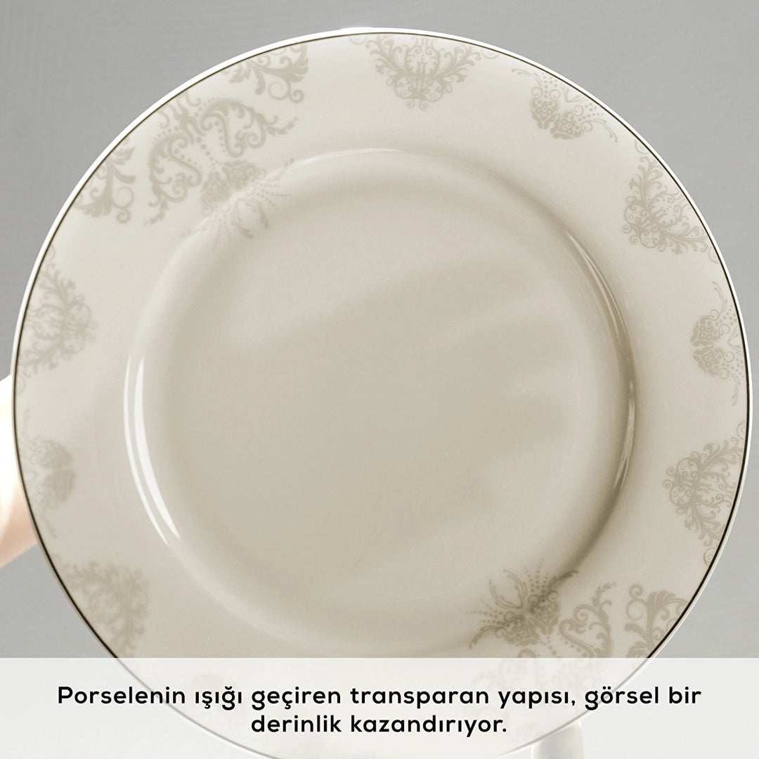Emsan Elegance Bone Siena Gold 53 Dele 12 Personers Spisestel