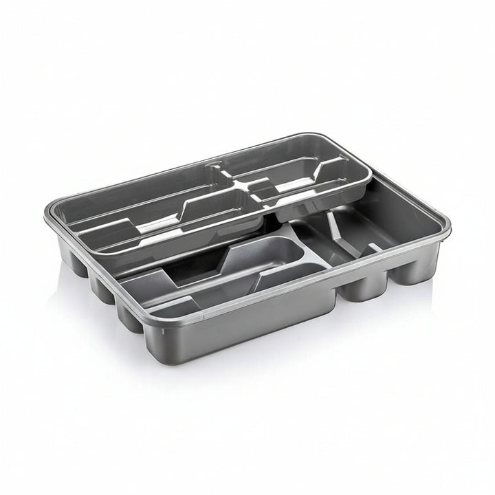 Michelino Dobbelt Bestikbakke - Grå