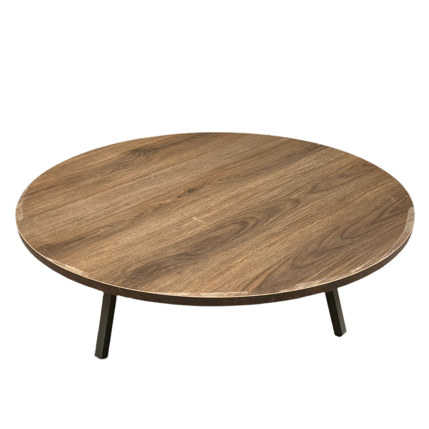 Gulvbord 70-80-90 cm - Rund - Mørk Brun - Hoffmanns
