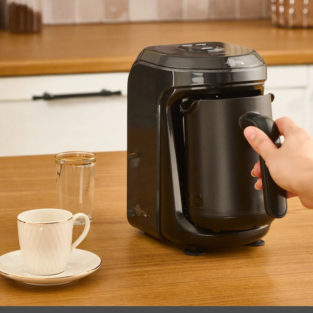 Karaca Hatır Hüp 2-in-1 Tyrkisk Kaffemaskine | Sort