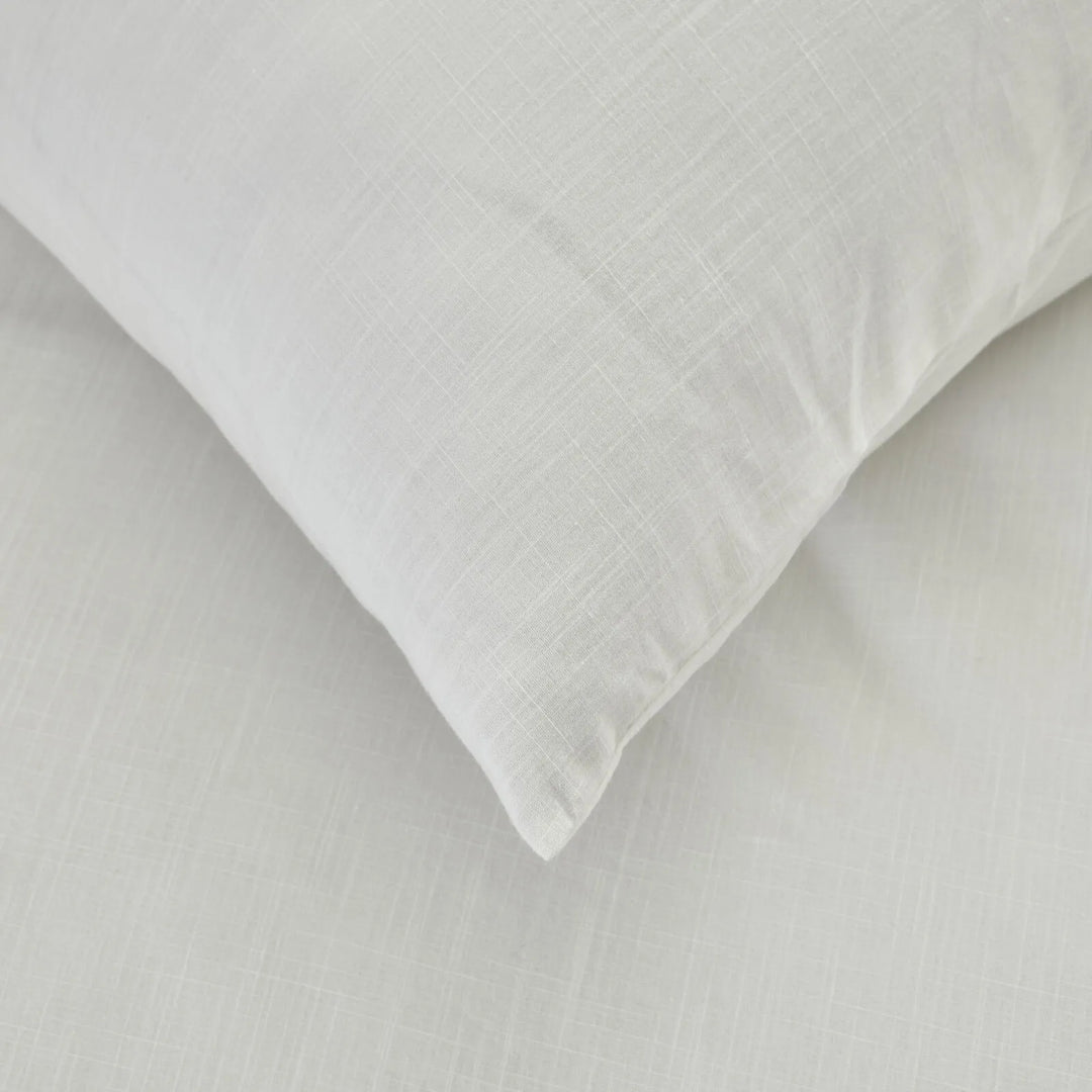 Karaca Home 4 Element Hvid 100 % Bomuld Sengetøj Dobbeltsæt – Hava