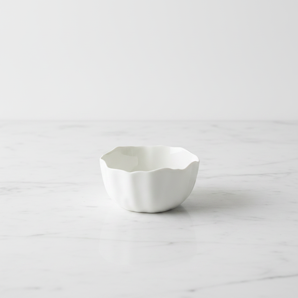 Bricard Angles white-snack skål 6 - stk
