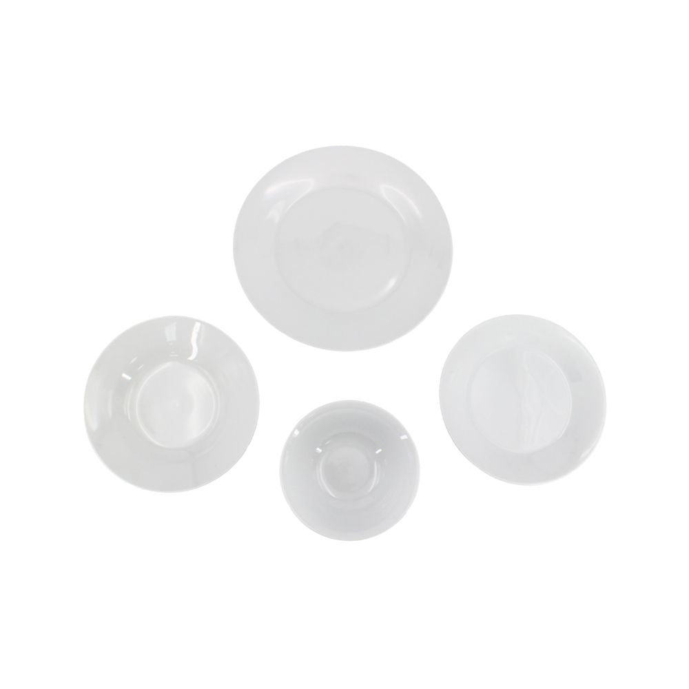 Die Weisse Rose – Bianco Classico Porcelæn Tafelservice 24 dele til 6 personer