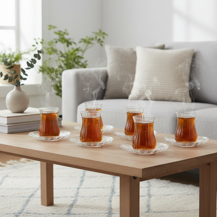 Luana Servicio Teglassæt (12 dele) 170 ml