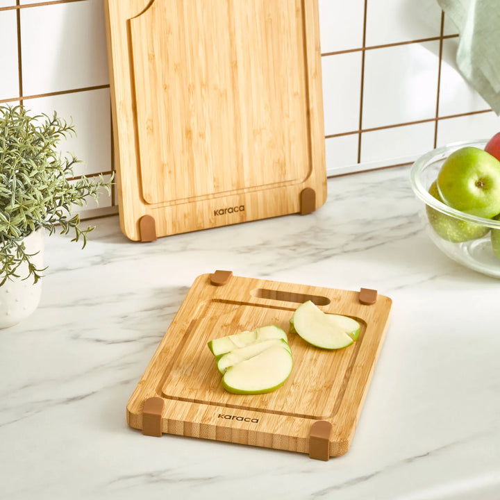 Karaca Roy Bamboo Pro Skærebræt – 2 dele
