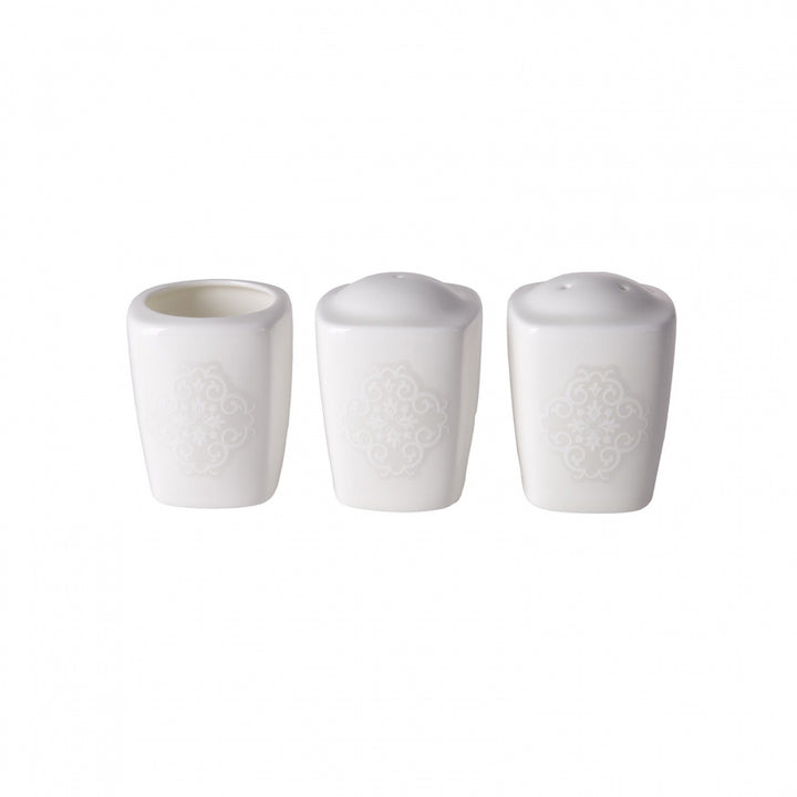 Karaca Fine Pearl Valentina – 62-dele Firkantet Spisestel med Perlemor til 12 Personer